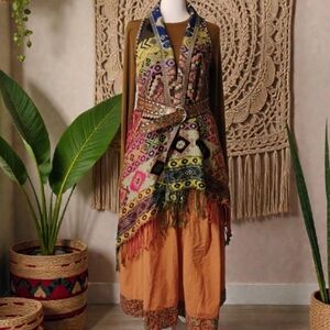 Boho Drapery Style Duster